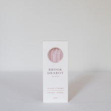 Load image into Gallery viewer, Bent Glass Straws - Sapphire Pink