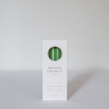 Load image into Gallery viewer, Glass Straws - Emerald Green