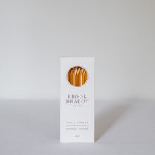 Load image into Gallery viewer, Bent Glass Straws - Topas Yellow