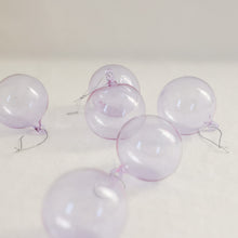 Load image into Gallery viewer, Lavender Sphere Ornaments