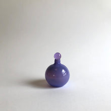 Load image into Gallery viewer, Glass Perfume Oil Bottle with Stopper Purple
