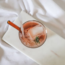 Load image into Gallery viewer, Bent Glass Straws - Amber