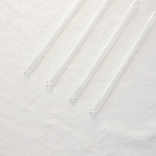 Load image into Gallery viewer, Wide Smoothie Glass Straws - Clear