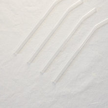 Load image into Gallery viewer, Bent Glass Straws - Clear