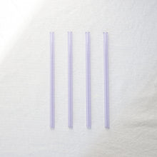Load image into Gallery viewer, Glass Straws - Lavender Purple