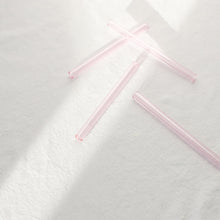 Load image into Gallery viewer, Glass Cocktail Straws - Sapphire Pink