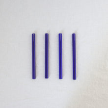 Load image into Gallery viewer, Glass Cocktail Straws - Brilliant Blue
