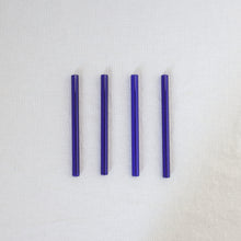 Load image into Gallery viewer, Glass Cocktail Straws - Brilliant Blue