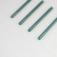 Load image into Gallery viewer, Glass Cocktail Straws - Lake Green