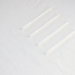 Glass Cocktail Straws - Clear