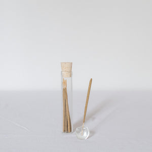 Incense + Glass Set