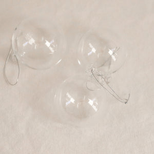 Clear Minimalist Ornaments