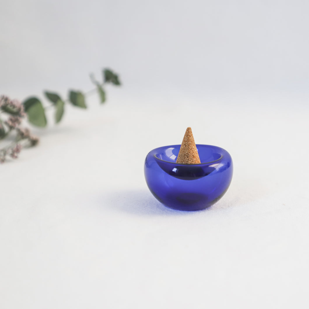 Incense Dish - Brilliant Blue