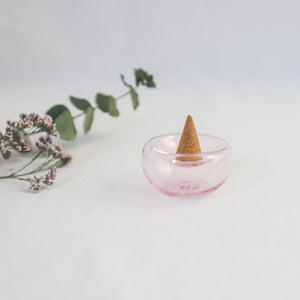 Incense Dish - Sapphire Pink