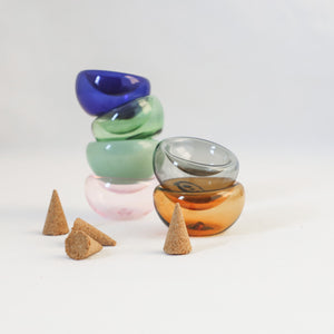 Incense Dish - Brilliant Blue