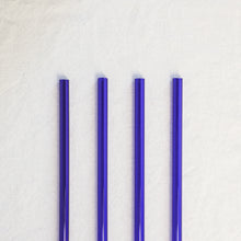 Load image into Gallery viewer, Glass Straws - Brilliant Blue
