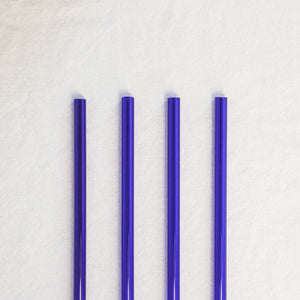 Glass Straws - Brilliant Blue