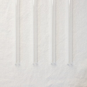 Wide Smoothie Glass Straws - Clear
