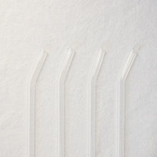Load image into Gallery viewer, Bent Glass Straws - Clear
