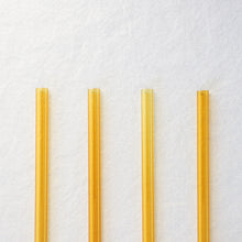 Load image into Gallery viewer, Glass Straws - Topaz Yellow
