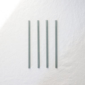 Glass Straws - Smokey Grey
