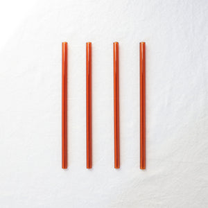 Glass Straws - Amber