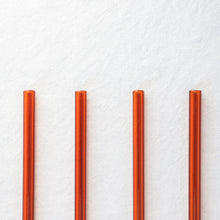 Load image into Gallery viewer, Glass Straws - Amber
