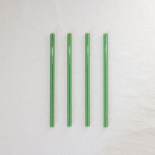 Load image into Gallery viewer, Glass Straws - Emerald Green
