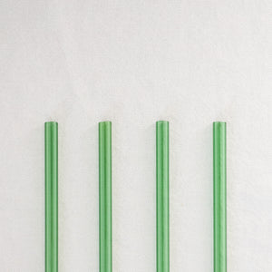 Glass Straws - Emerald Green