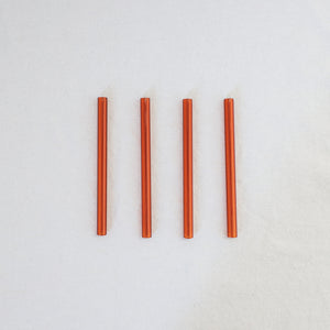 Glass Cocktail Straws - Amber