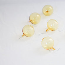 Load image into Gallery viewer, Topaz Yellow Minimalist Ornaments / Baubles
