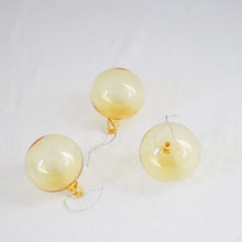 Load image into Gallery viewer, Topaz Yellow Minimalist Ornaments / Baubles
